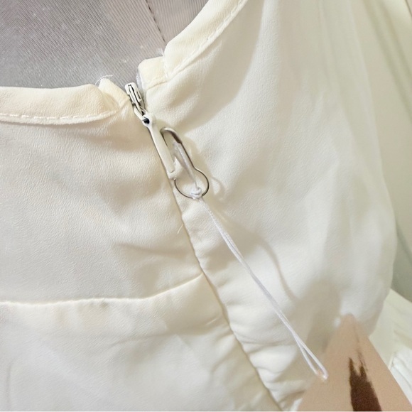 New with Tags! Forever 21 White Dress with Silver Accents - Picture 10 of 16